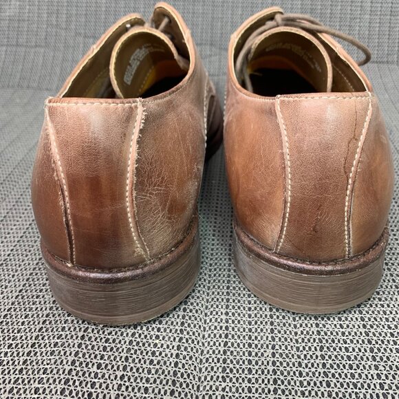 Bostonian Mens Size 11M Two Tone Brown Oxford Wingtip Leather Shoes - Picture 3 of 9